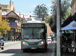 Transperth Mercedes O405NH Volgren CR225L on Fremantle's Capacino Strip on route 900